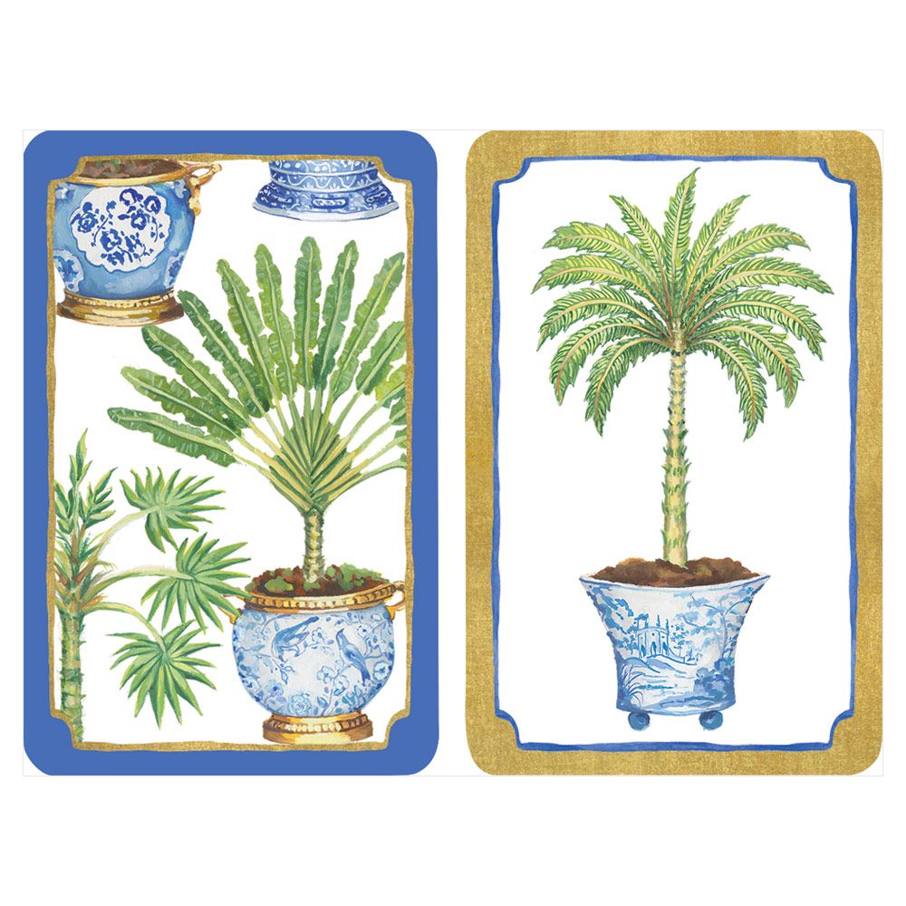 Caspari Cards - Potted Palms